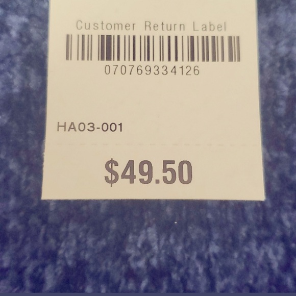 NEW W/TAGS - Karen Scott Navy V-Neck Plus Sweater - Picture 5 of 6